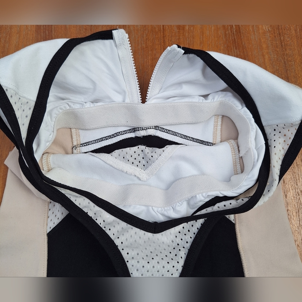 bebe Y2K Athletic Dress Retro Sporty Racerback Colorblock Nylon Tennis Active XS - Picture 8 of 13